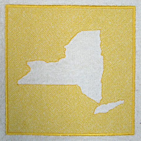 New York (Embossed)