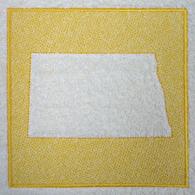 North Dakota (Embossed)