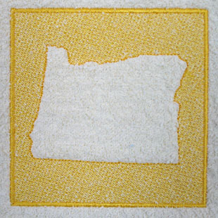 Oregon (Embossed)