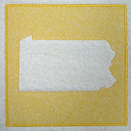 Pennsylvania (Embossed)