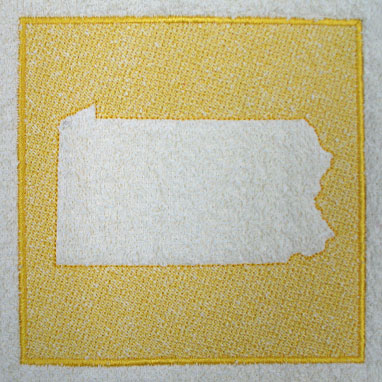 Pennsylvania (Embossed)