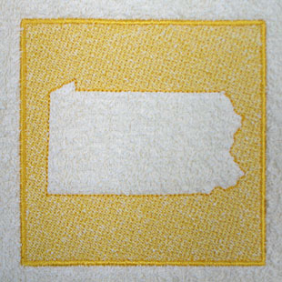 Pennsylvania (Embossed)