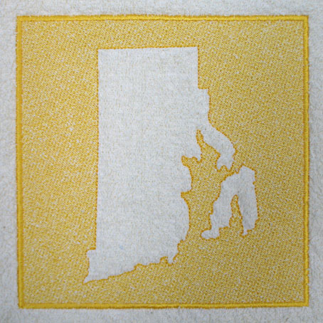 Rhode Island (Embossed)