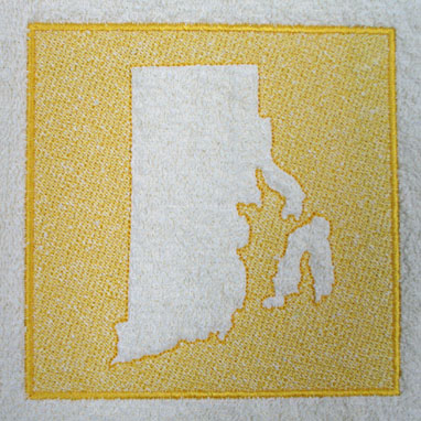 Rhode Island (Embossed)
