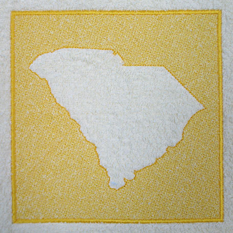 South Carolina (Embossed)