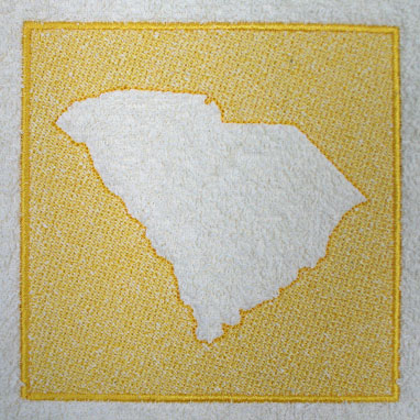 South Carolina (Embossed)