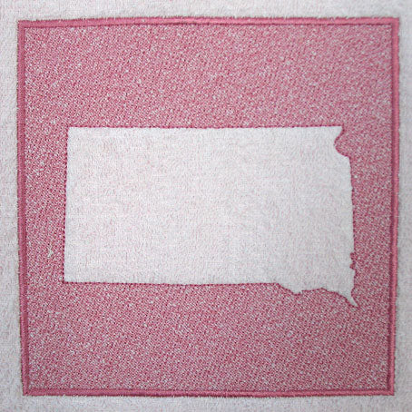 South Dakota (Embossed)