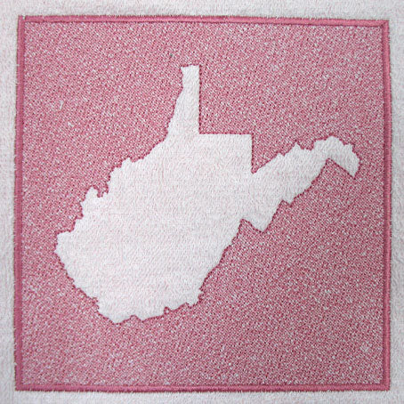 West Virginia (Embossed)