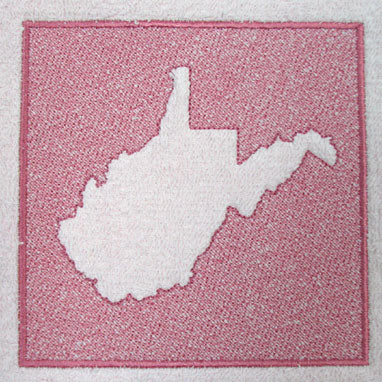 West Virginia (Embossed)