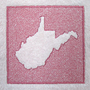 West Virginia (Embossed)