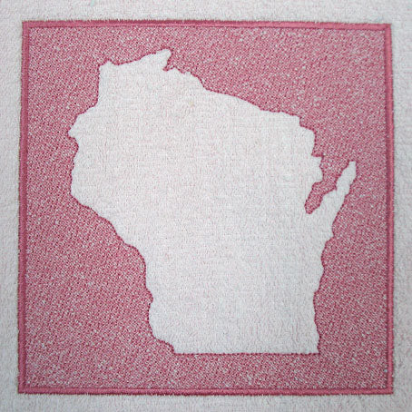 Wisconsin (Embossed)