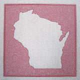Wisconsin (Embossed)