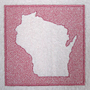 Wisconsin (Embossed)