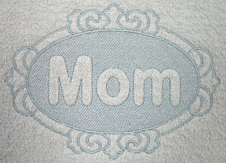 Mom (Embossed)