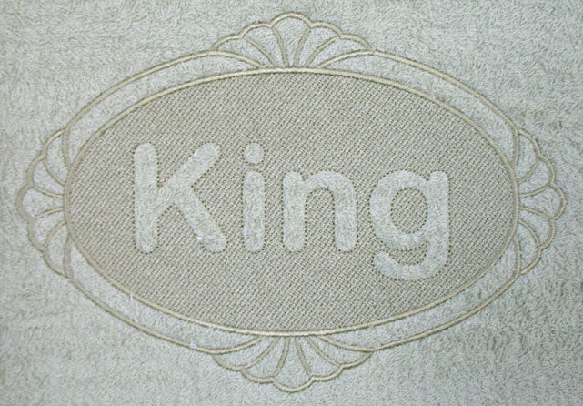 King (Embossed)
