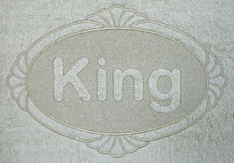 King (Embossed)