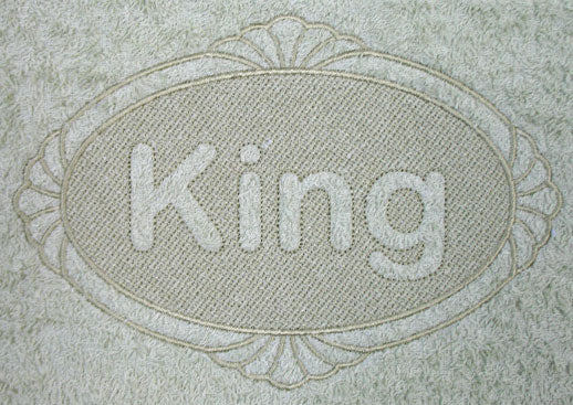 King (Embossed)