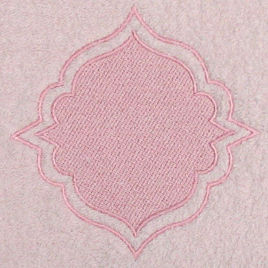 Medallion with Border (Embossed)