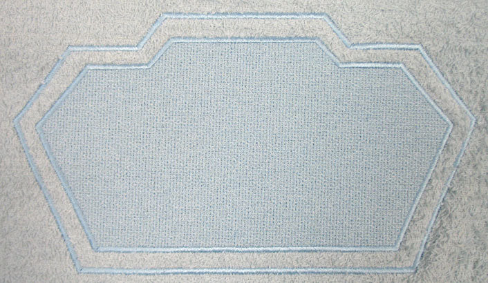 Shield 3 with Border (Embossed)