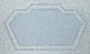 Shield 3 with Border (Embossed)