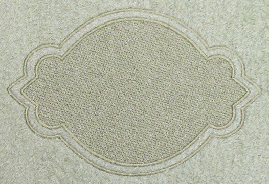 Shield 6 with Border (Embossed)