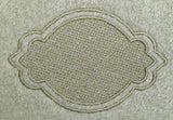 Shield 6 with Border (Embossed)