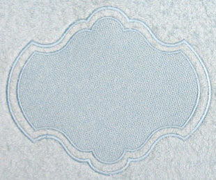 Shield 7 with Border (Embossed)
