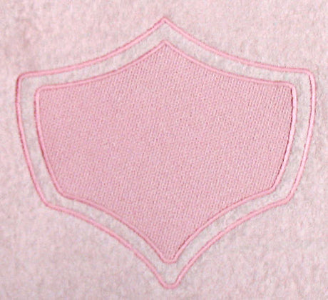 Shield 8 with Border (Embossed)