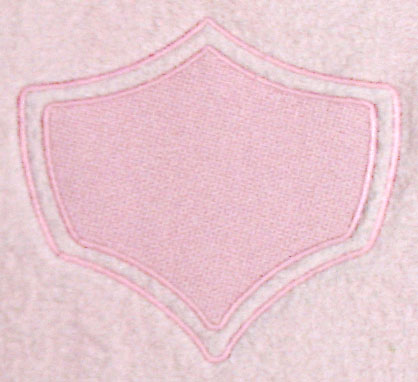 Shield 8 with Border (Embossed)