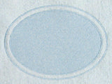 Oval with Border (Embossed)