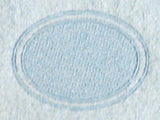 Oval with Border (Embossed)
