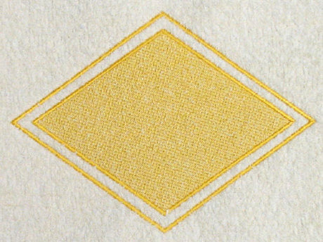 Diamond with Border (Embossed)