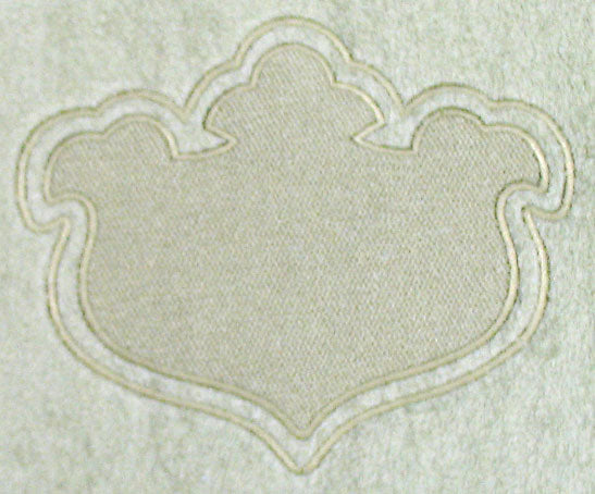 Shield 9 with Border (Embossed)