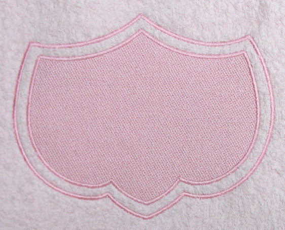 Shield 10 with Border (Embossed)