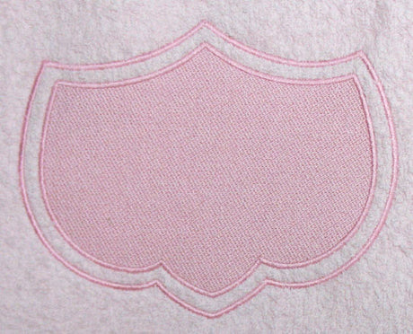 Shield 10 with Border (Embossed)