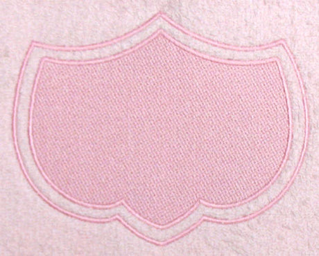 Shield 10 with Border (Embossed)