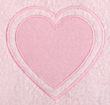 Heart with Border (Embossed)