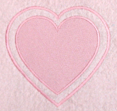 Heart with Border (Embossed)