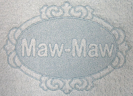 Maw-Maw (Embossed)