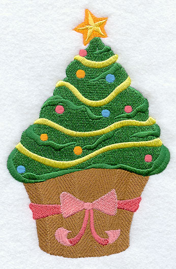 Christmas Tree Cupcake