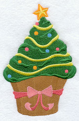 Christmas Tree Cupcake