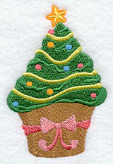 Christmas Tree Cupcake