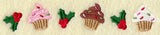 Christmas Cupcake Border