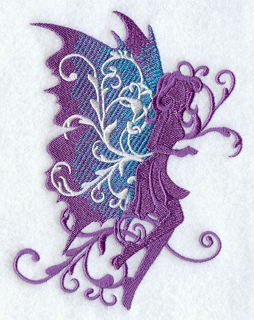 Violet Filigree Fairy