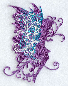 Violet Filigree Fairy