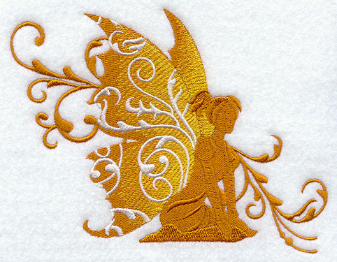 Ochre Filigree Fairy