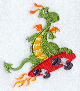 Skateboarding Dragon