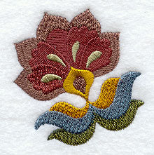 Rosemaling Flower 1