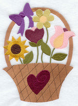 American Folk Flowers Basket