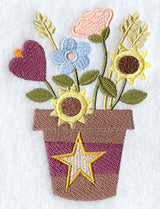 American Folk Flowers Pot